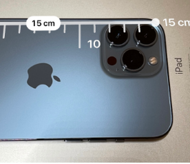 个旧苹果14维修分享如何使用iPhone14测距仪测量身高 